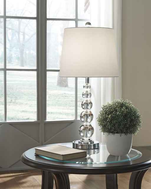 Joaquin Crystal Table Lamp (2/CN) Huntsville Furniture Outlet