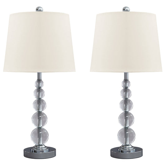 Joaquin Crystal Table Lamp (2/CN) Huntsville Furniture Outlet