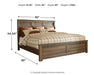 Juararo California King Panel Bed with Dresser Huntsville Furniture Outlet