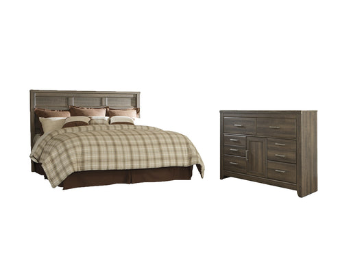 Juararo King/California King Panel Headboard with Dresser Huntsville Furniture Outlet