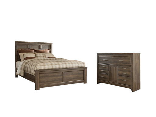 Juararo Queen Panel Bed with Dresser Huntsville Furniture Outlet