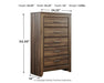 Juararo Queen Panel Bed with Mirrored Dresser and Chest Huntsville Furniture Outlet