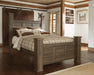 Juararo Queen Poster Bed with Dresser Huntsville Furniture Outlet