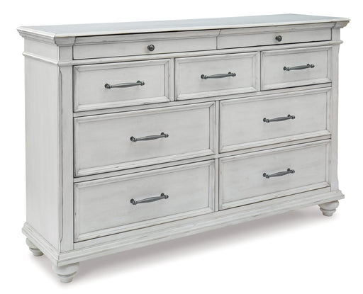 Kanwyn King Panel Bed with Dresser Huntsville Furniture Outlet