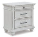 Kanwyn King Panel Bed with Mirrored Dresser, Chest and 2 Nightstands Huntsville Furniture Outlet