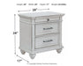 Kanwyn King Panel Bed with Mirrored Dresser, Chest and Nightstand Huntsville Furniture Outlet