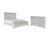 Kanwyn Queen Panel Bed with Storage with Dresser Huntsville Furniture Outlet