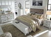 Kanwyn Queen Panel Bed with Storage with Dresser Huntsville Furniture Outlet