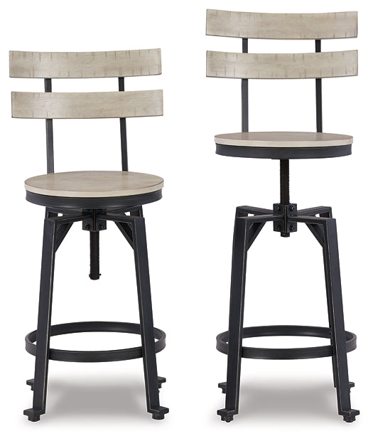 Karisslyn Swivel Barstool (2/CN) Huntsville Furniture Outlet