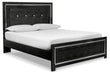 Kaydell Queen Upholstered Panel Bed with Dresser Huntsville Furniture Outlet