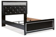 Kaydell Queen Upholstered Panel Bed with Dresser Huntsville Furniture Outlet