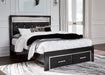 Kaydell Queen Upholstered Panel Storage Bed with Dresser Huntsville Furniture Outlet