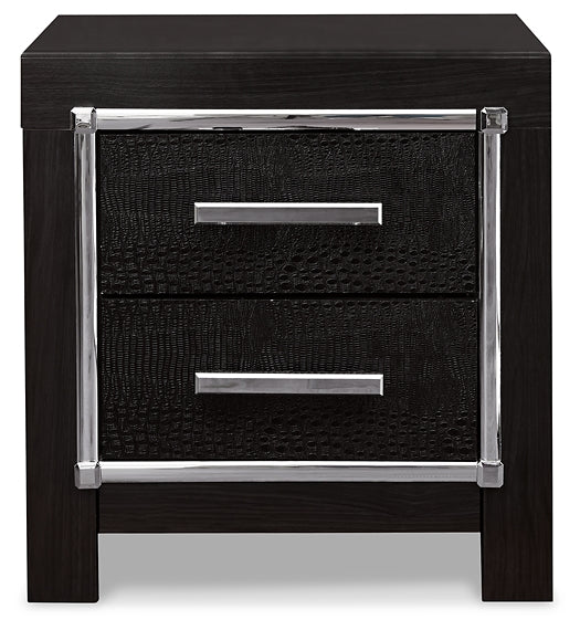 Kaydell Two Drawer Night Stand Huntsville Furniture Outlet