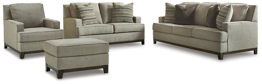 Kaywood Sofa, Loveseat, Chair and Ottoman Huntsville Furniture Outlet