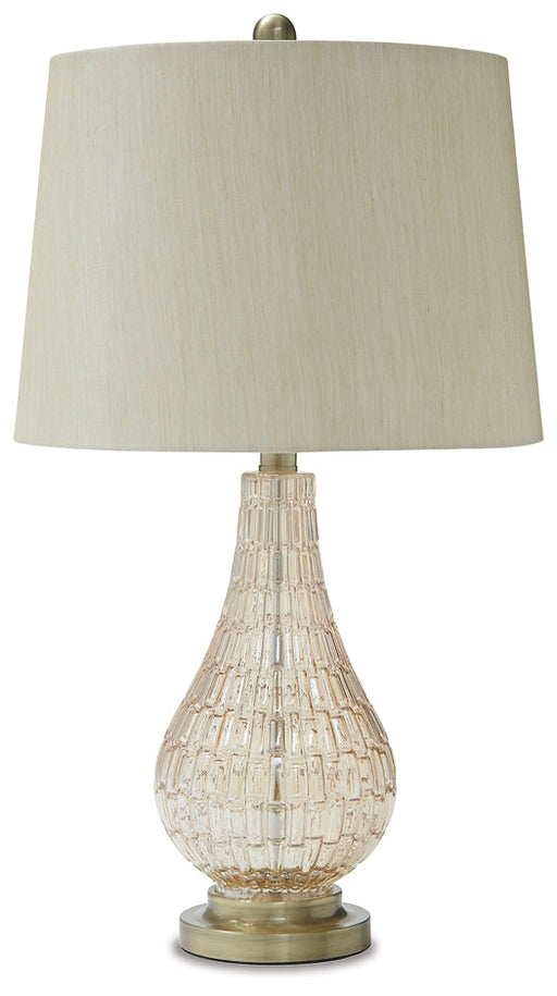 Latoya Glass Table Lamp (1/CN) Huntsville Furniture Outlet