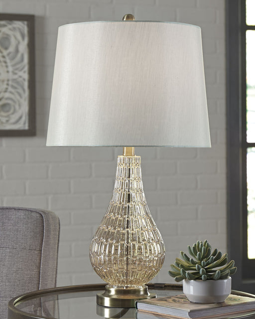 Latoya Glass Table Lamp (1/CN) Huntsville Furniture Outlet