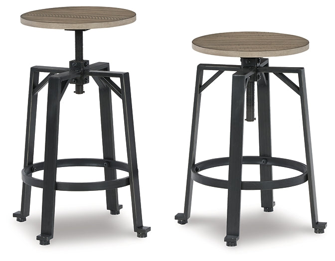 Lesterton Counter Height Dining Table and 2 Barstools Huntsville Furniture Outlet