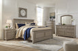 Lettner California King Panel Bed with Dresser Huntsville Furniture Outlet