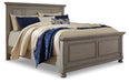 Lettner California King Panel Bed with Dresser Huntsville Furniture Outlet