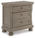 Lettner King Panel Bed with Mirrored Dresser, Chest and Nightstand Huntsville Furniture Outlet