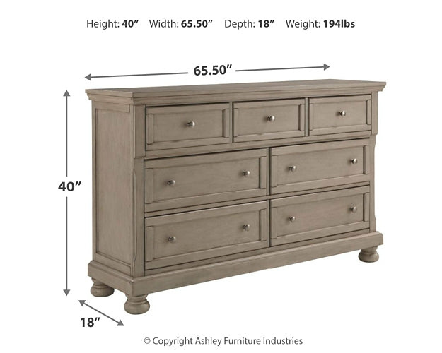 Lettner Queen Panel Bed with Dresser Huntsville Furniture Outlet