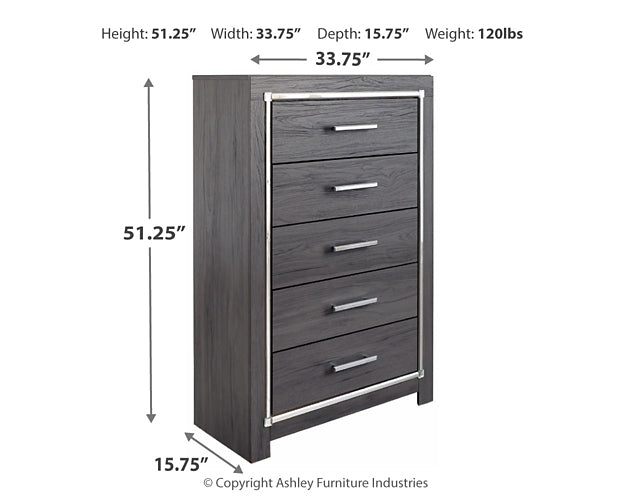 Lodanna Five Drawer Chest Huntsville Furniture Outlet