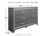 Lodanna Full Panel Bed with Mirrored Dresser Huntsville Furniture Outlet