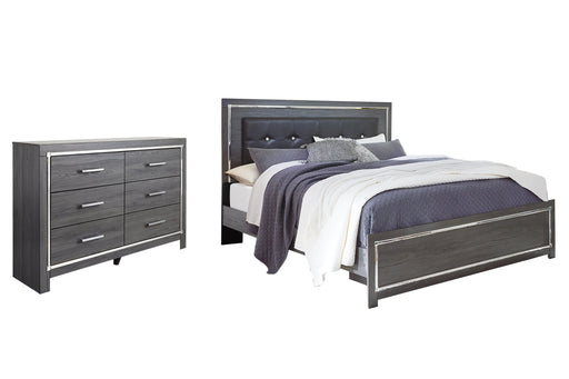 Lodanna King Panel Bed with Dresser Huntsville Furniture Outlet