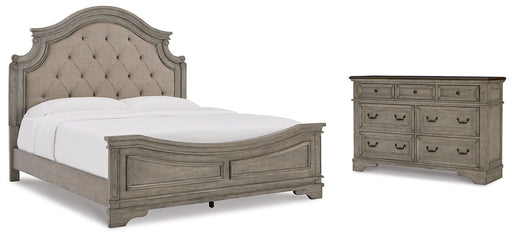 Lodenbay California King Panel Bed with Dresser Huntsville Furniture Outlet