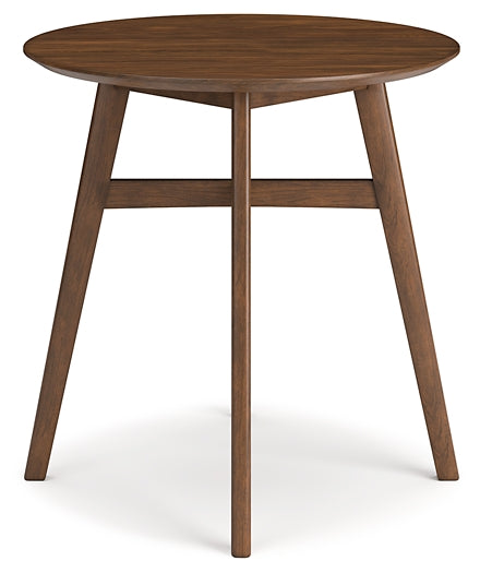 Lyncott Round DRM Counter Table Huntsville Furniture Outlet