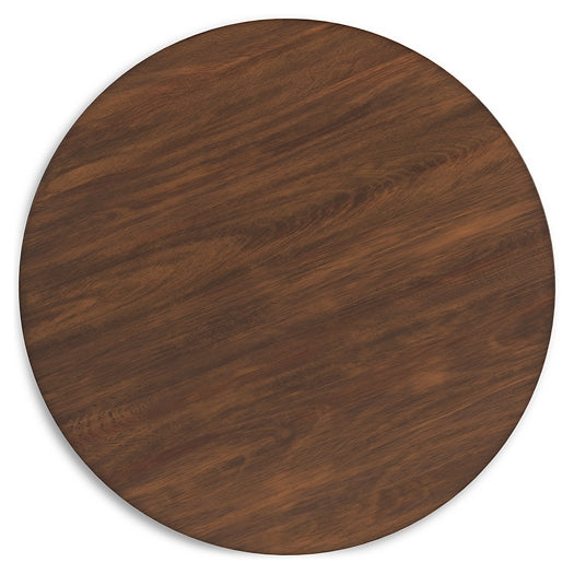 Lyncott Round DRM Counter Table Huntsville Furniture Outlet