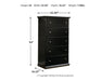 Maribel Full Panel Bed with Mirrored Dresser and Chest Huntsville Furniture Outlet