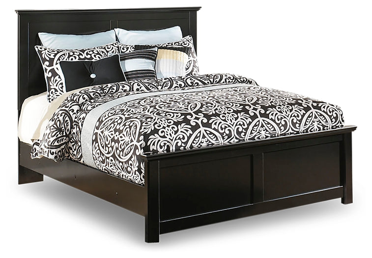 Maribel Full Panel Bed with Mirrored Dresser and Chest Huntsville Furniture Outlet