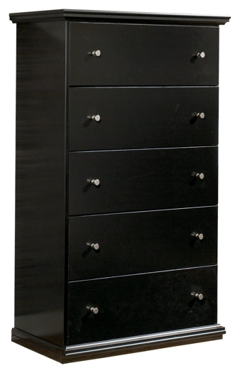 Maribel Full Panel Bed with Mirrored Dresser and Chest Huntsville Furniture Outlet