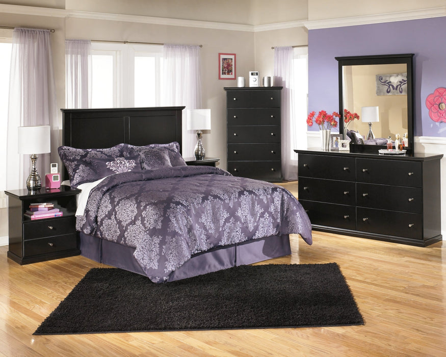 Maribel Full Panel Headboard with Dresser Huntsville Furniture Outlet