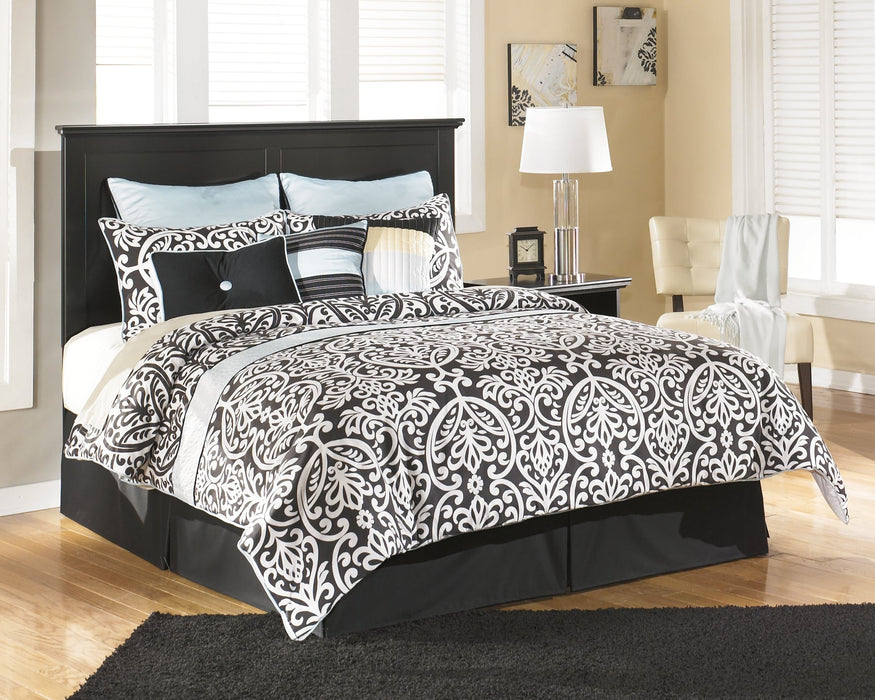 Maribel King/California King Panel Headboard with Mirrored Dresser Huntsville Furniture Outlet