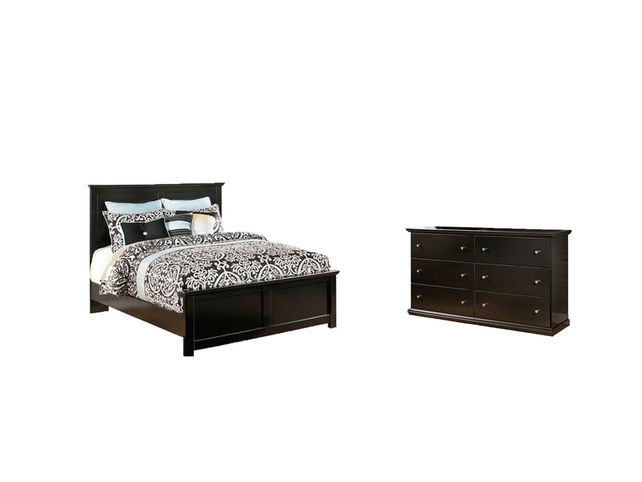 Maribel King Panel Bed with Dresser Huntsville Furniture Outlet