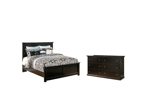 Maribel Queen Panel Bed with Dresser Huntsville Furniture Outlet