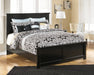 Maribel Queen Panel Bed with Mirrored Dresser Huntsville Furniture Outlet