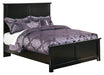 Maribel Queen Panel Bed with Mirrored Dresser Huntsville Furniture Outlet