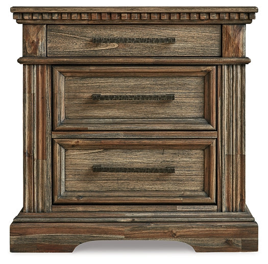 Markenburg Three Drawer Night Stand Huntsville Furniture Outlet