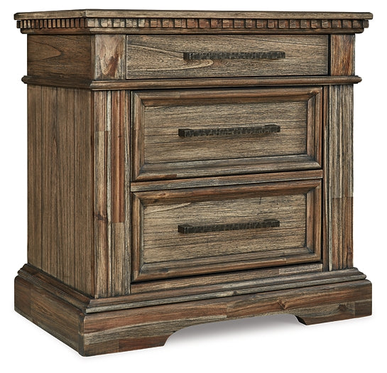 Markenburg Three Drawer Night Stand Huntsville Furniture Outlet