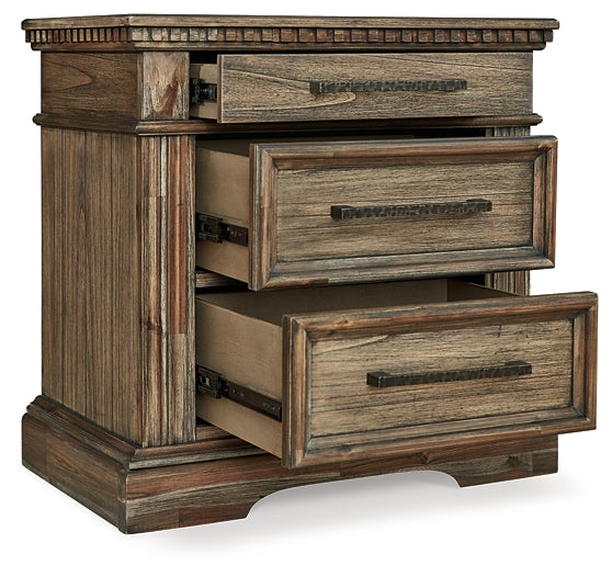 Markenburg Three Drawer Night Stand Huntsville Furniture Outlet