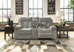 Mitchiner DBL Rec Loveseat w/Console Huntsville Furniture Outlet