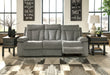 Mitchiner REC Sofa w/Drop Down Table Huntsville Furniture Outlet