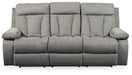 Mitchiner REC Sofa w/Drop Down Table Huntsville Furniture Outlet