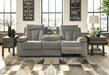 Mitchiner REC Sofa w/Drop Down Table Huntsville Furniture Outlet