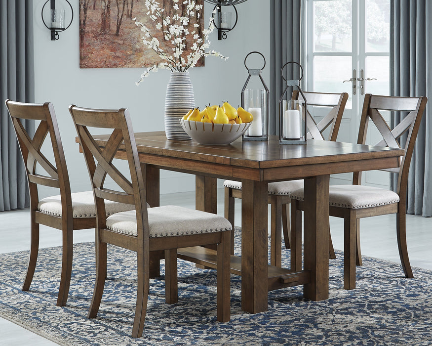 Moriville Dining Table and 4 Chairs Huntsville Furniture Outlet