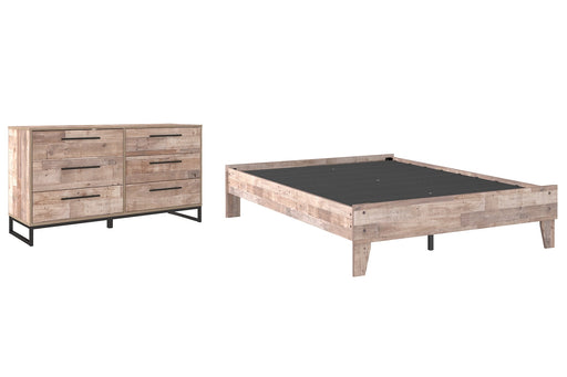 Neilsville Full Platform Bed with Dresser Huntsville Furniture Outlet