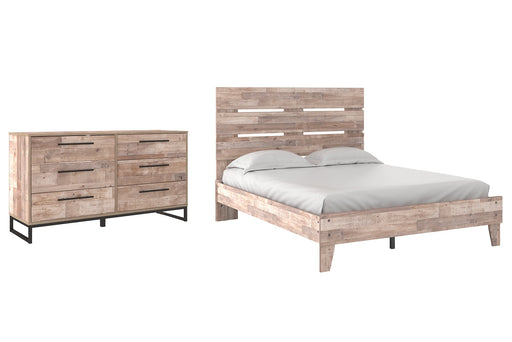 Neilsville Queen Platform Bed with Dresser Huntsville Furniture Outlet